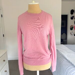 Uniqlo Cyclamen Pink Cotton Blend Sweater Long Sleeve Size S